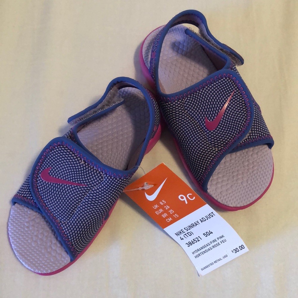 Nike Sunray adjustable sandals 9c